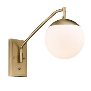 Glenn 1 Light 8 inch Brushed Champagne Bronze Articulating Wall Sconce Wall Light